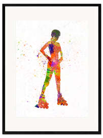 Framed art print Inline skater I