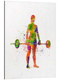 Aluminium print Dumbbell exercise VII