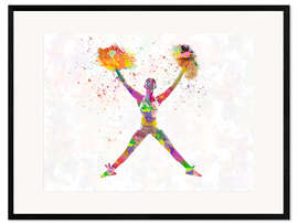 Gerahmter Kunstdruck Cheerleading II