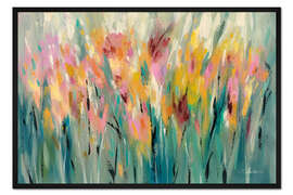 Gerahmter Kunstdruck Sommergartenfreude