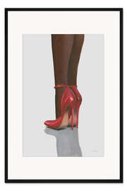 Gerahmter Kunstdruck High Heels I
