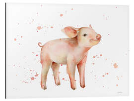 Tableau en aluminium Sweet Piggy