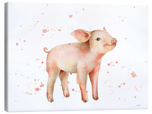 Canvastavla Sweet Piggy