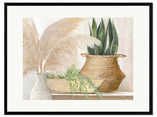 Framed art print Grasses and Greens