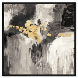 Gerahmter Kunstdruck Glitzernde Abstraktion