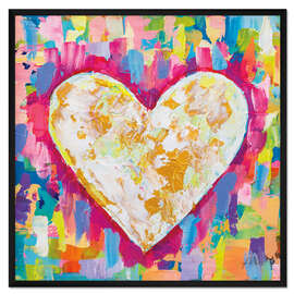 Gerahmter Kunstdruck Reine Liebe