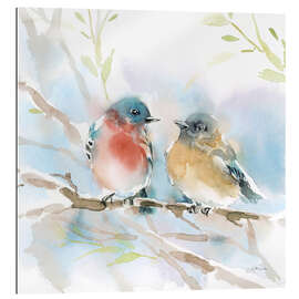 Galleriprint Bluebird Pair in Spring