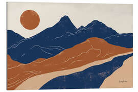 Magnettafel Bunte Wanderwege in Peru