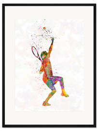 Gerahmter Kunstdruck Tennisspieler III