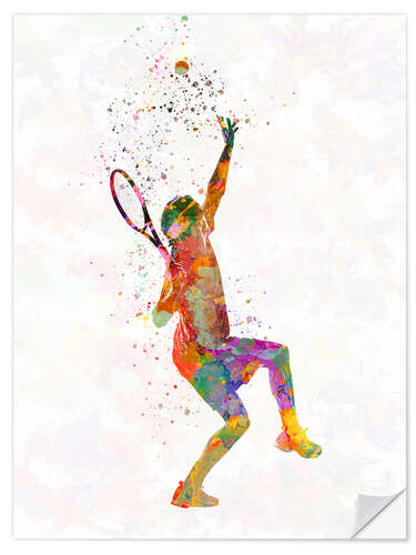 Wall sticker Tennis player III