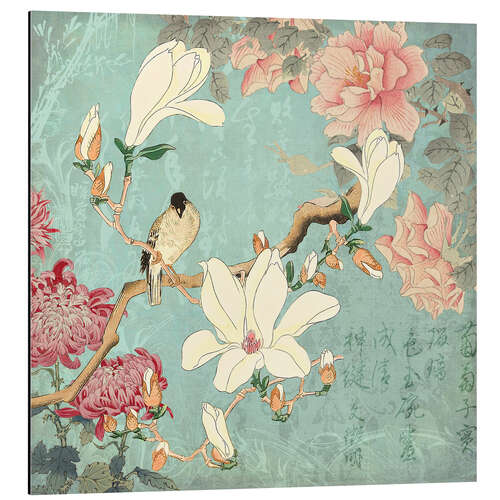 Aluminium print Chinese Magnolia Garden