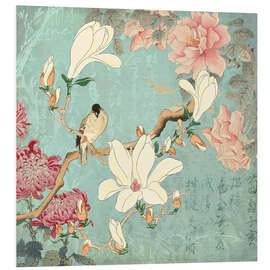 Tableau en PVC Chinese Magnolia Garden