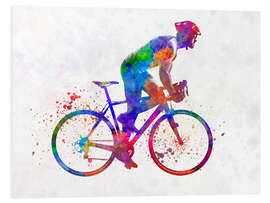 Foam board print Cycling racer II