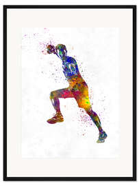 Gerahmter Kunstdruck Handballspieler