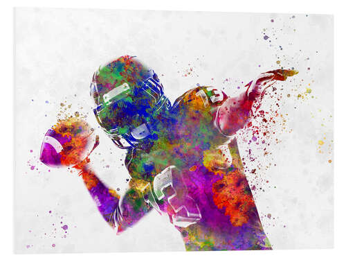 Foam board print American football player II