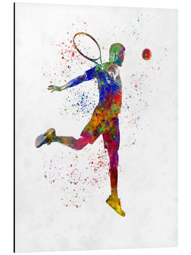 Aluminium print Tennis player II