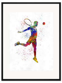 Gerahmter Kunstdruck Tennisspieler II