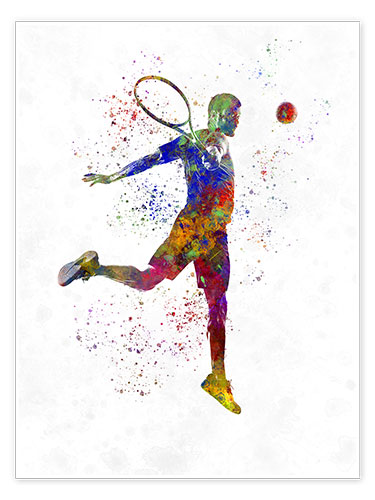Poster Tennis player II