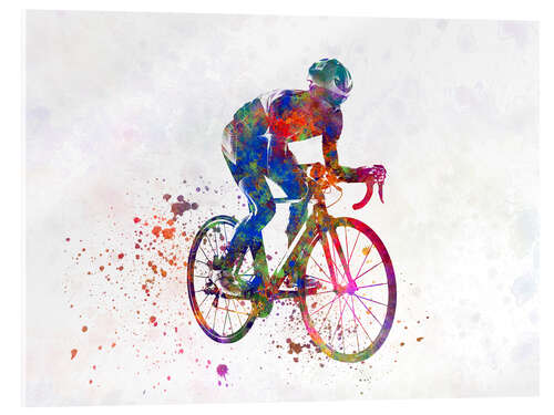 Acrylic print Cycling racer I