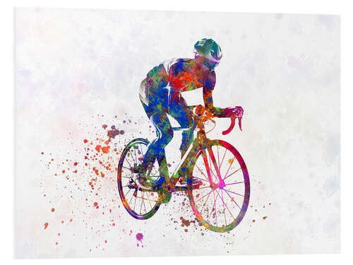 Foam board print Cycling racer I