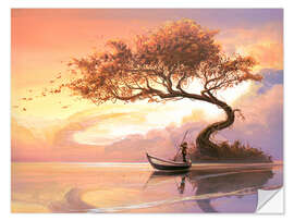 Wall sticker Enchanted Lake