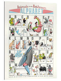 Galleritryk Animal Alphabet for Bathroom (English)