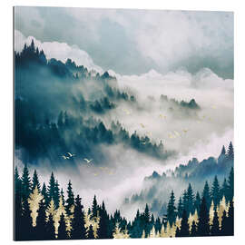 Gallery print Misty Mountains