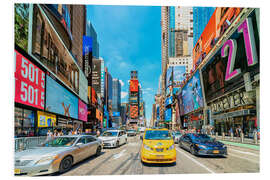 Stampa su PVC Auto a Times Square