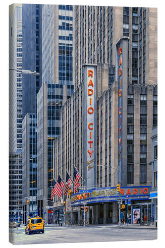 Tableau sur toile Radio City Music Hall, NYC