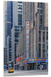 Tableau en PVC Radio City Music Hall, NYC