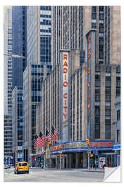 Wandsticker Radio City Music Hall, NYC