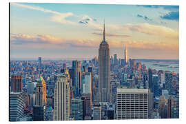 Magnettafel Sonnenuntergang in Manhattan