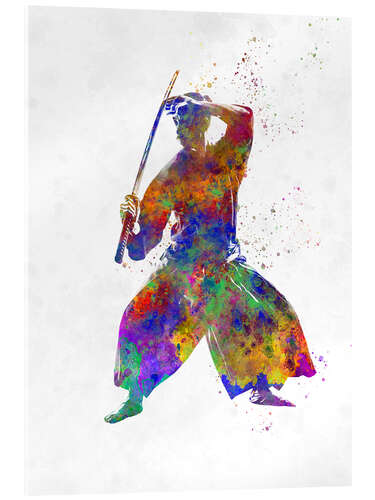 Cuadro de metacrilato Martial arts Kendo III