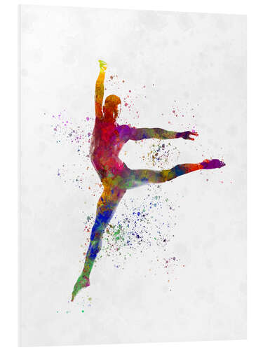 Foam board print Contemporary male dance I