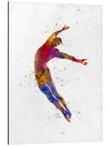 Aluminium print Contemporary male dance IV