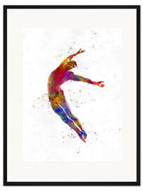 Gerahmter Kunstdruck Zeitgenössischer Männer-Tanz IV