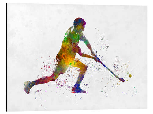 Alubild Hockeyspieler I