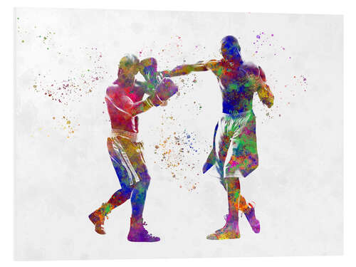 Foam board print Boxing fight I