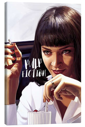 Tableau sur toile Mia Wallace, Pulp Fiction