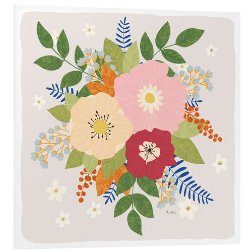 Foam board print Bouquet of flowers II