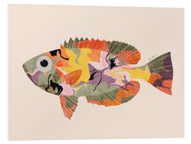 Foam board print Tropical fish II