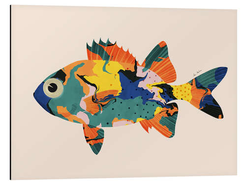 Aluminium print Tropical fish III