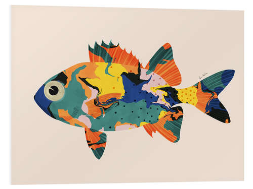 Foam board print Tropical fish III