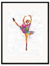 Gerahmter Kunstdruck Balletttänzerin VI
