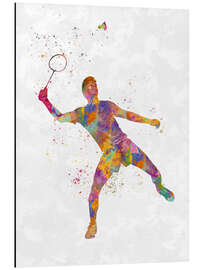 Magnettafel Badmintonspieler I