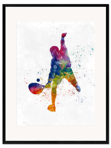 Ingelijste kunstdruk Paddle Player III