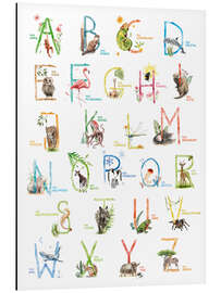 Magnettafel Buntes ABC mit Tieren