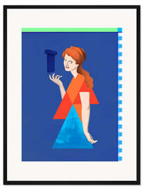 Gerahmter Kunstdruck Lady Hamilton