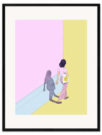 Framed art print Around the corner