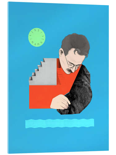 Acrylic print Walter Benjamin